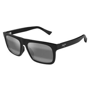 New MAUI JIM Opio Black Polarised Square 616 02 Sunglasses Women